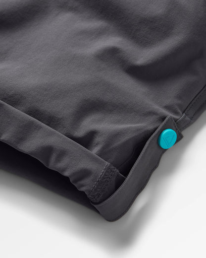 365 Trail Roll Up Short - Charcoal - Flatlay