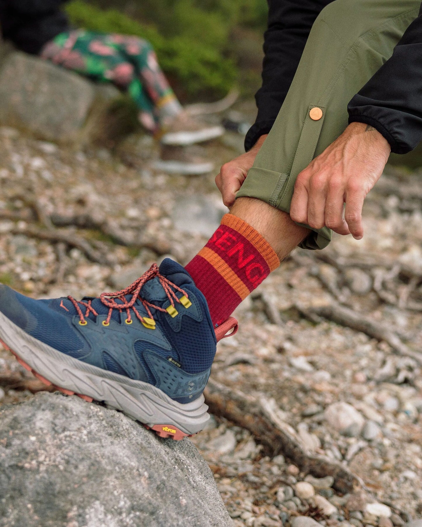 Tahoma Active Socks - Red Ochre