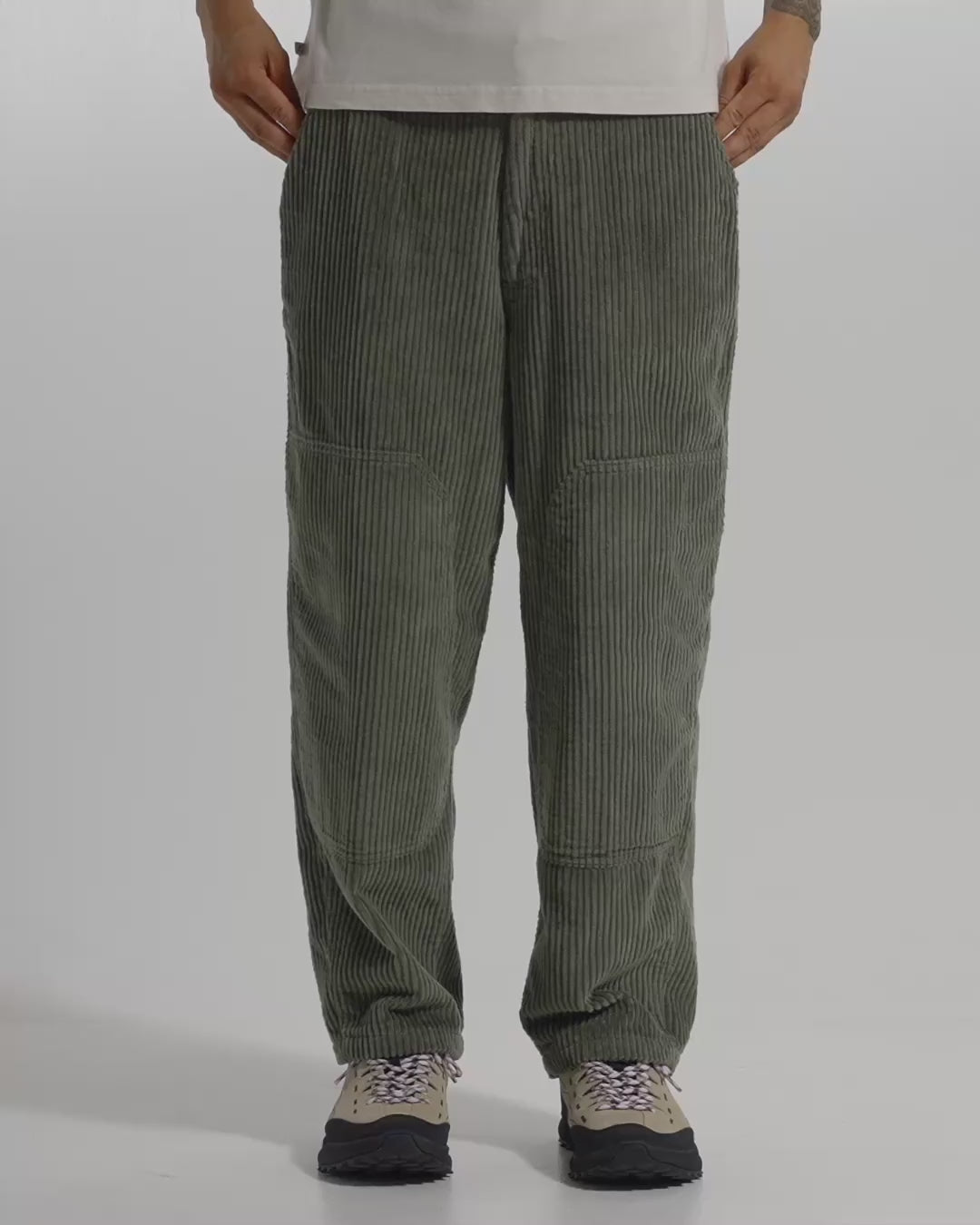 Bracken Lined Trouser - Dusty Olive - 