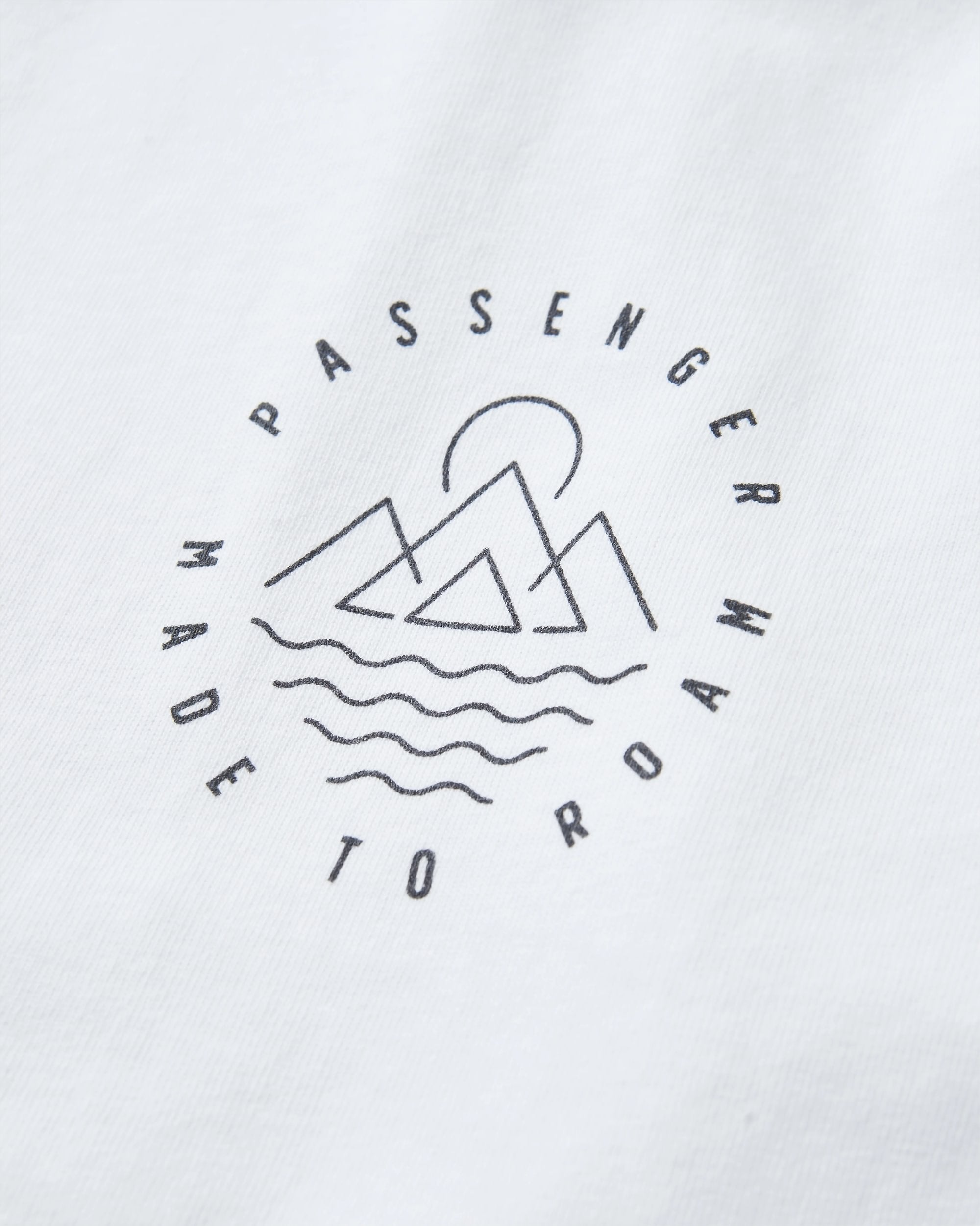 Remote Recycled Cotton T-Shirt - White - Flatlay