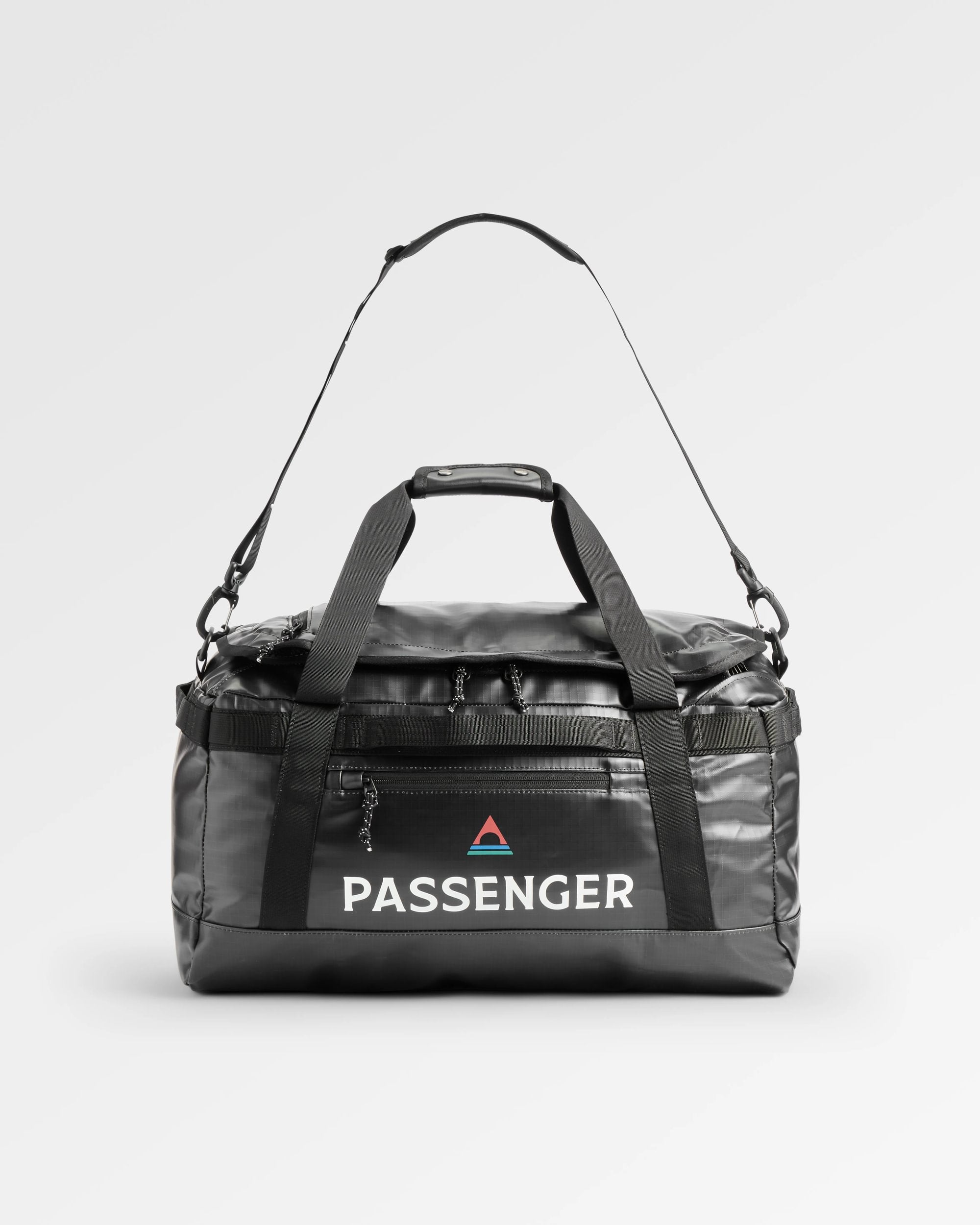 Roamer Recycled 40L Duffel Bag - Phantom Black - Flatlay
