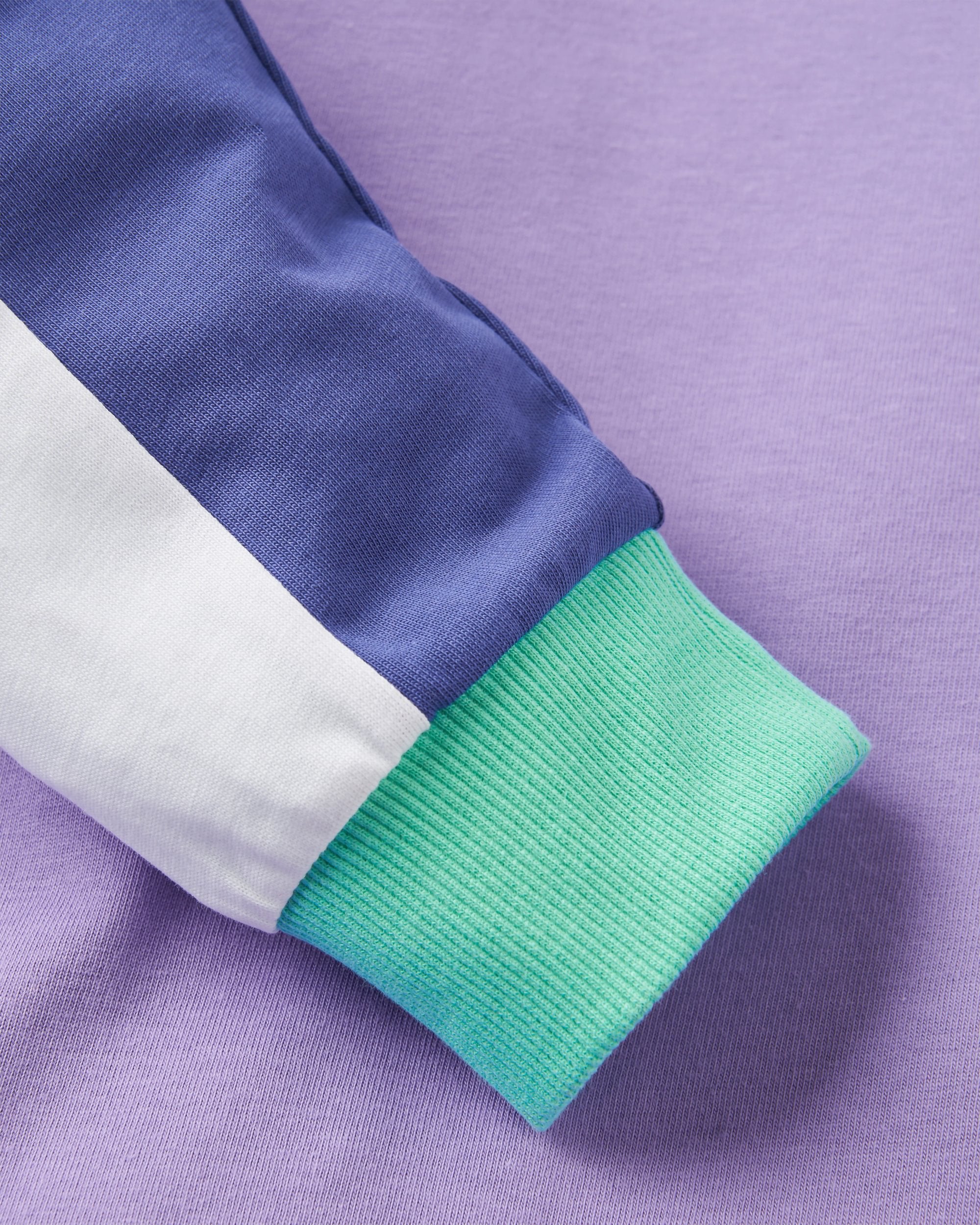 Easy Days Organic Cotton LS T-Shirt - Retro Purple - Flatlay