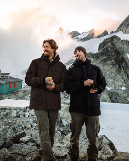Explorer Recycled Waterproof Down Parka - Espresso - Lifestyle