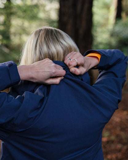 Skyline Recycled Waterproof Anorak - Rich Navy