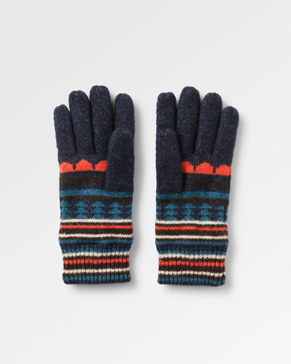 Fun Knit Glove - Blue Navy - Flatlay