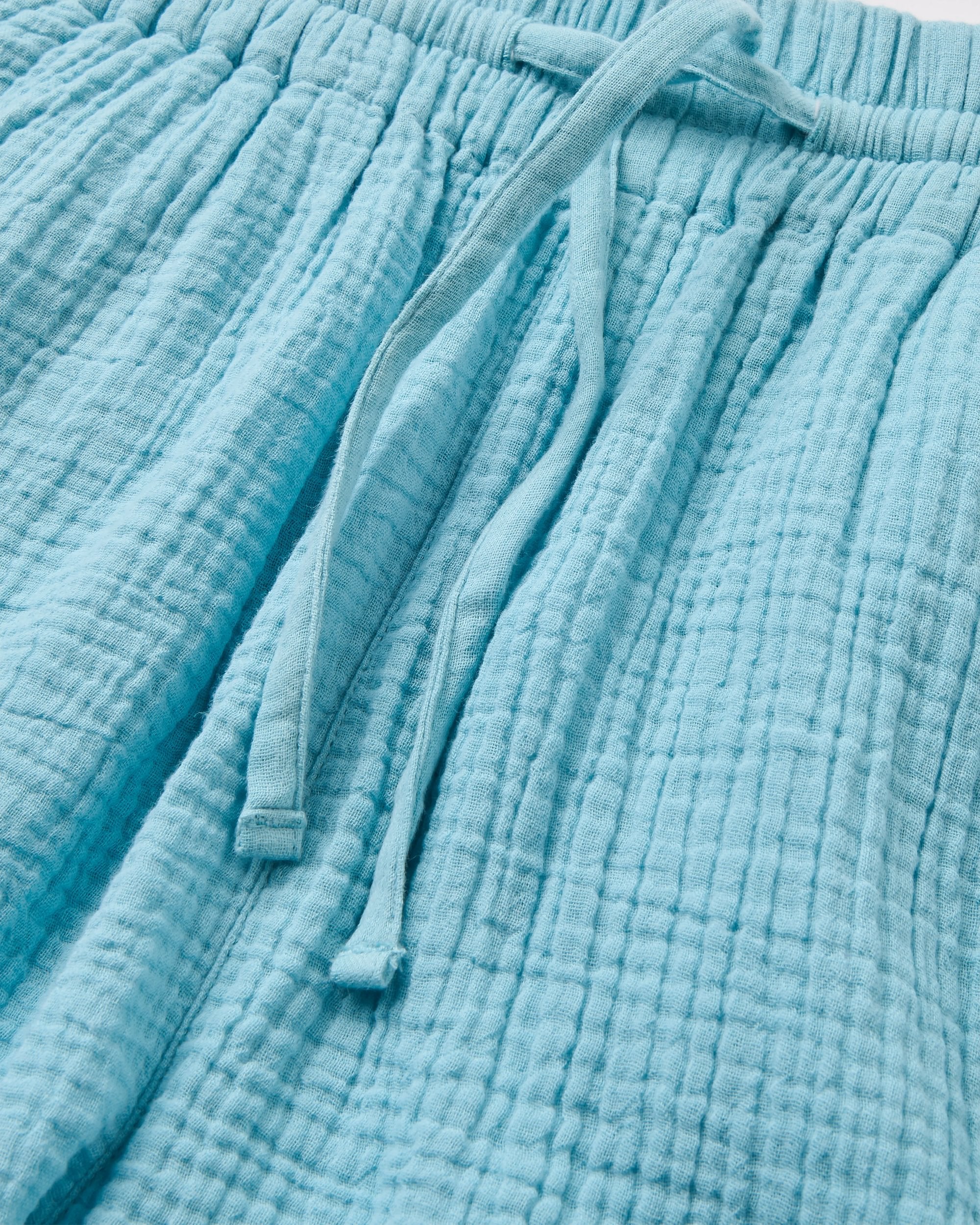 Waveney Short - Retro Blue  - Flatlay