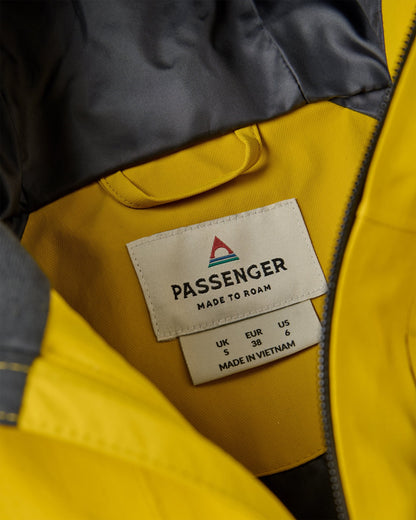 Serein Waterproof Parka - Heritage Yellow - Flatlay