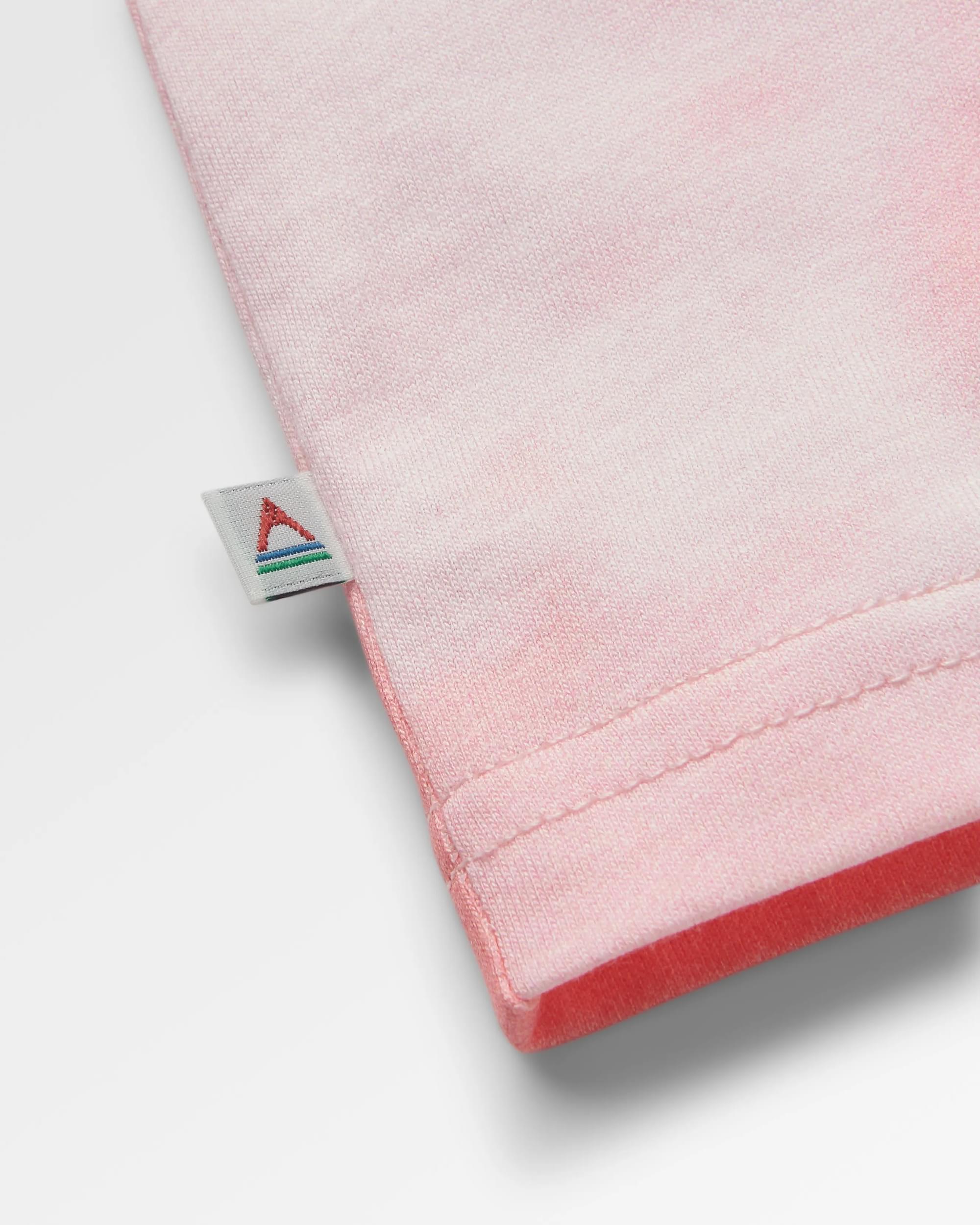 Discovery Organic Cotton Vest - Tie Dye Shell Pink - Flatlay