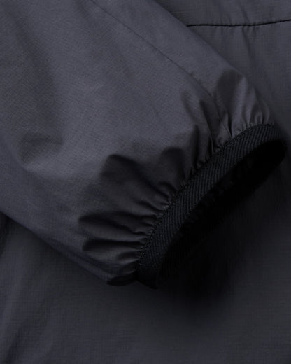 Gusto Windshell Jacket - Faded Black - Flatlay