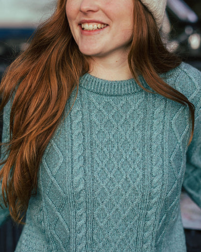 Juniper Recycled Knitted Jumper - Arctic