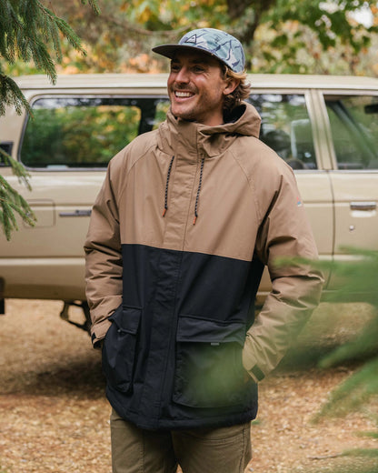 Baltic Recycled Insulated Parka - Caramel/Black - Lifestyle