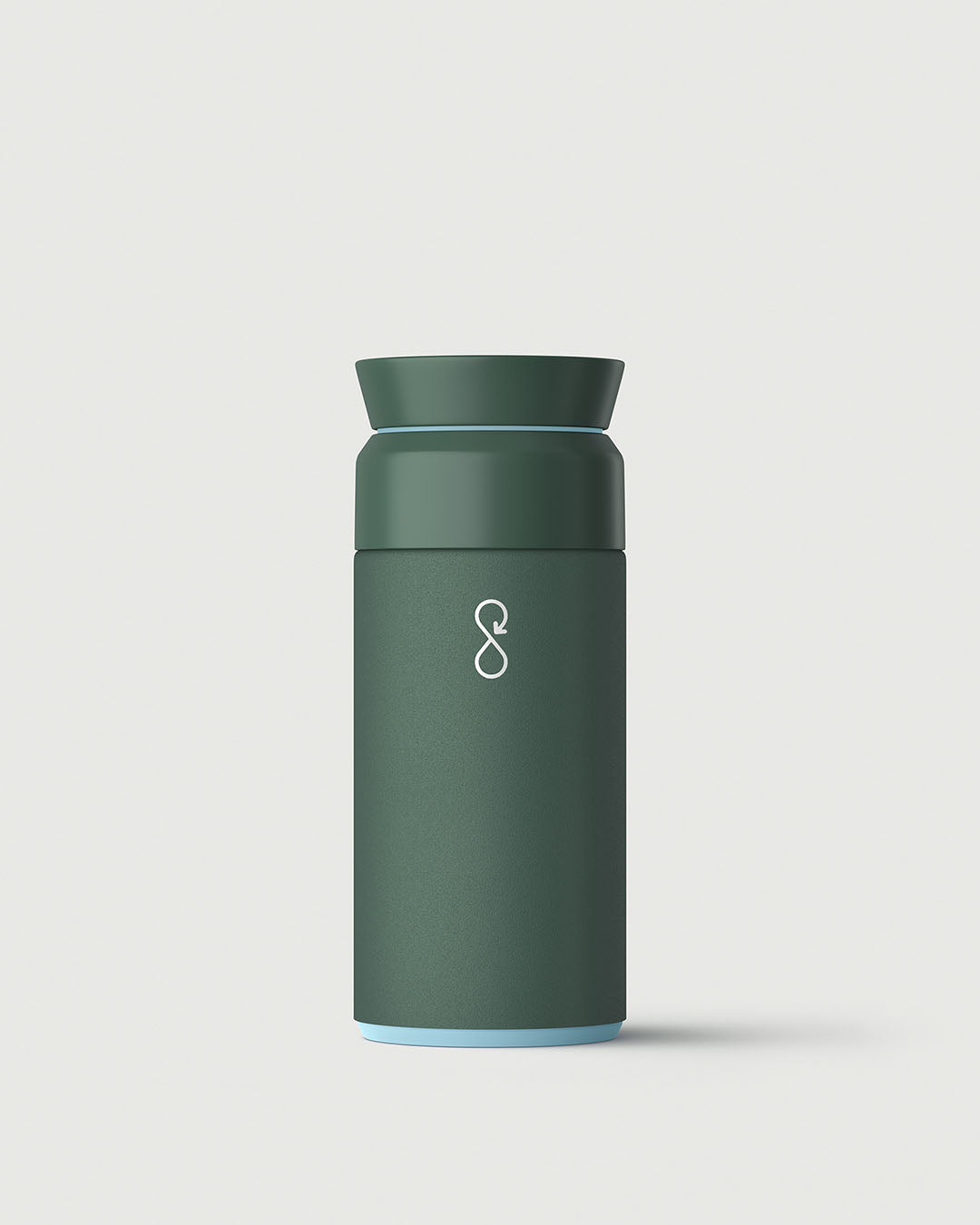 Ocean Bottle Brew Flask 350ml - Passenger Forest Green - Flatlay