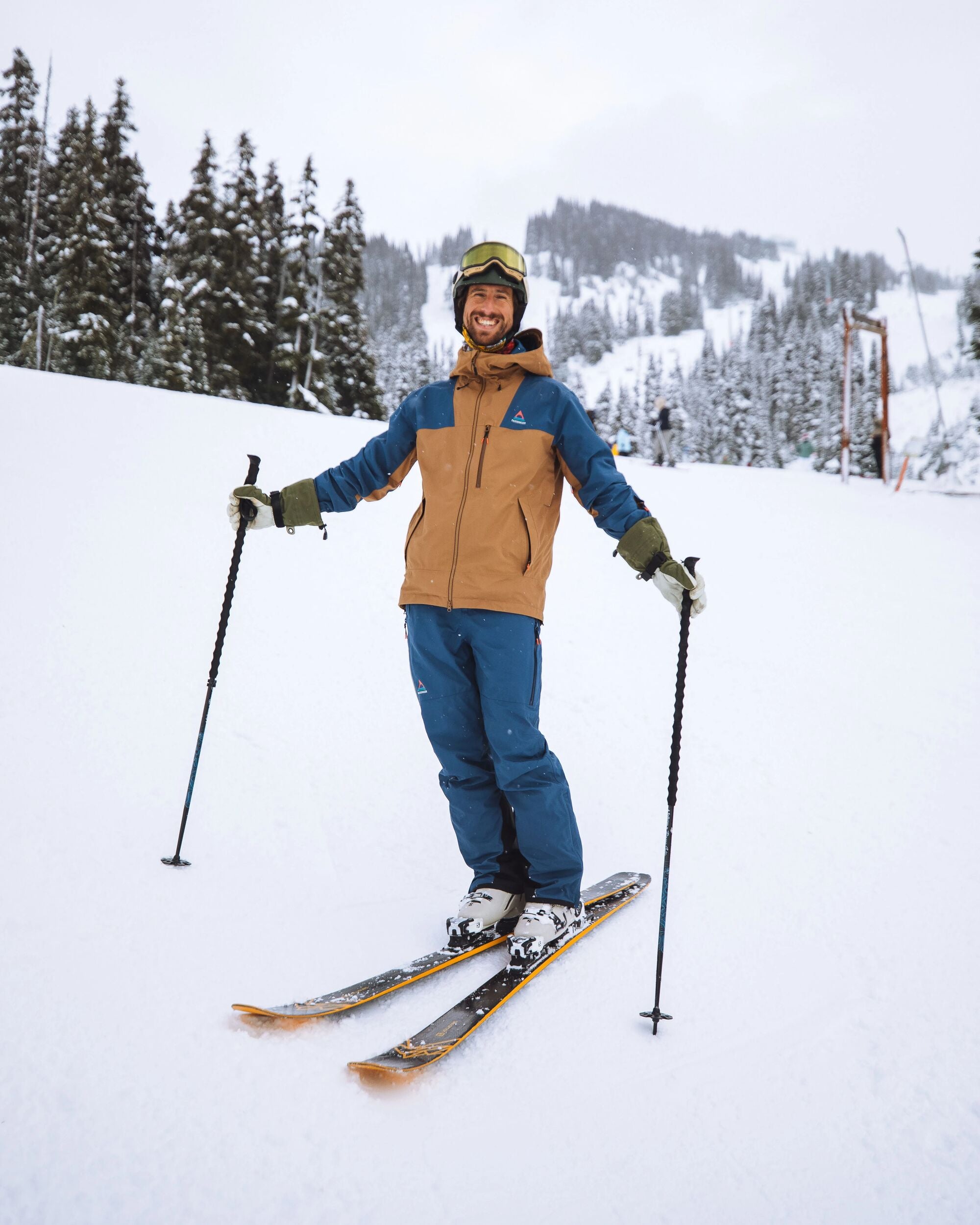 Snowscape Men's Recycled Pant - Dark Denim - Lifestyle