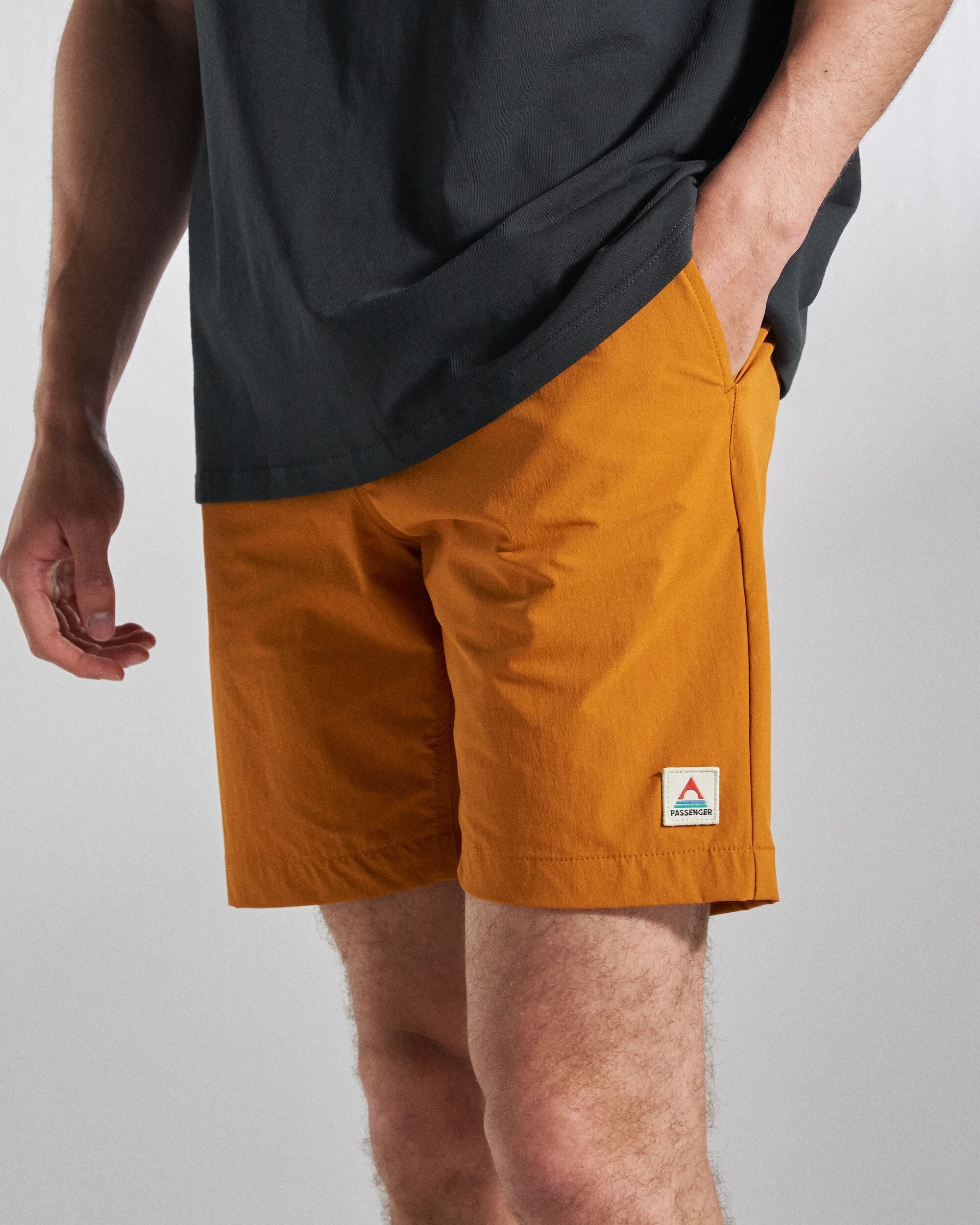 Drifter NetPlus® Swim Lined Short - Retro Orange - Studio Model