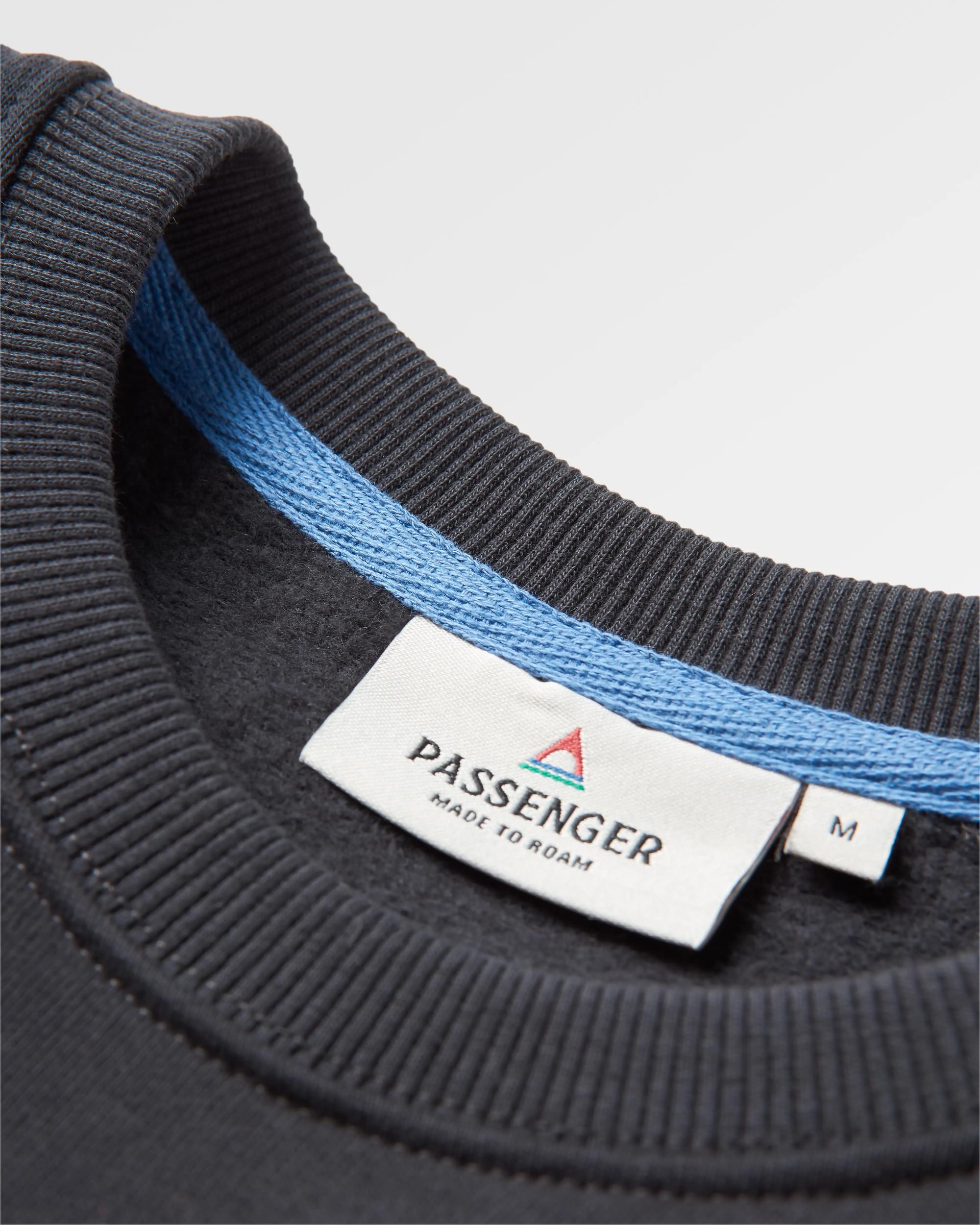 Vita Organic Cotton Sweatshirt - Black - Flatlay