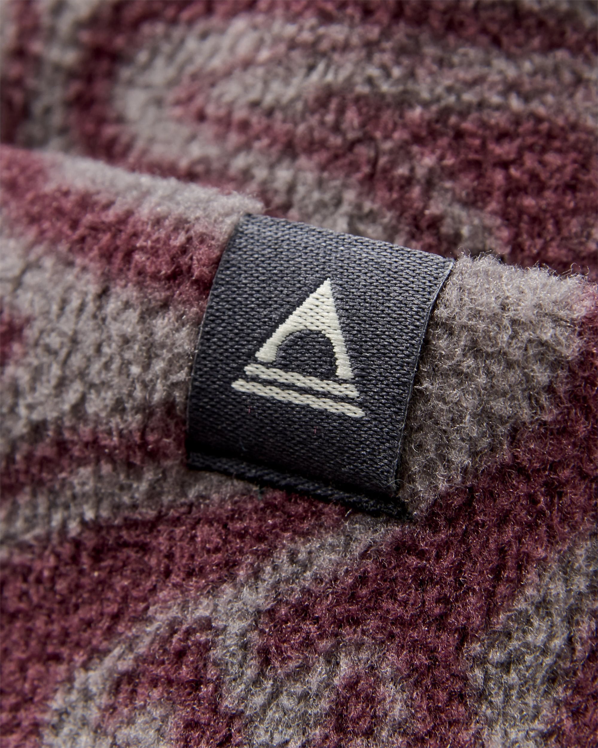 West Fleece Beanie - Strata Swirl Brambleberry - Flatlay