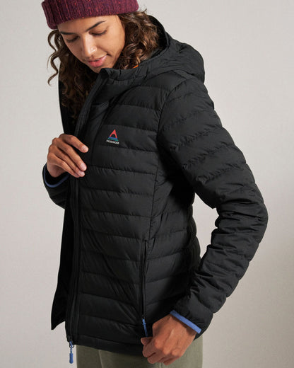 Northstar Down Recycled Jacket - Black - Studio Model