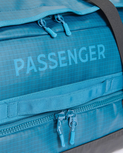 Roamer 60L Split Duffel Bag - Tidal Blue - Flatlay