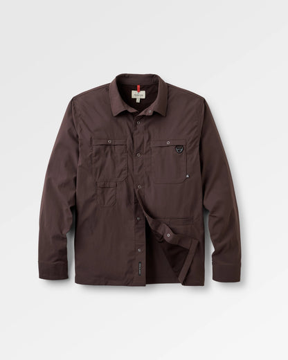 Patrol Ripstop Utility Shirt - Espresso - Flatlay
