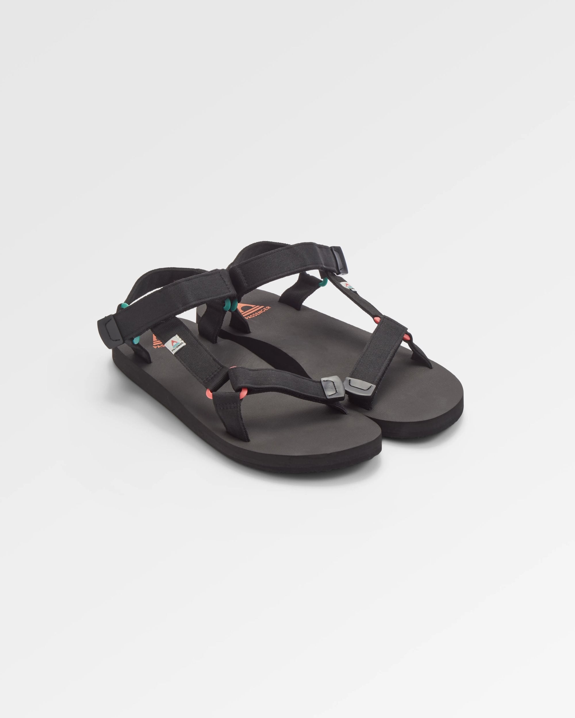 Monterey Sandal - Black - Flatlay