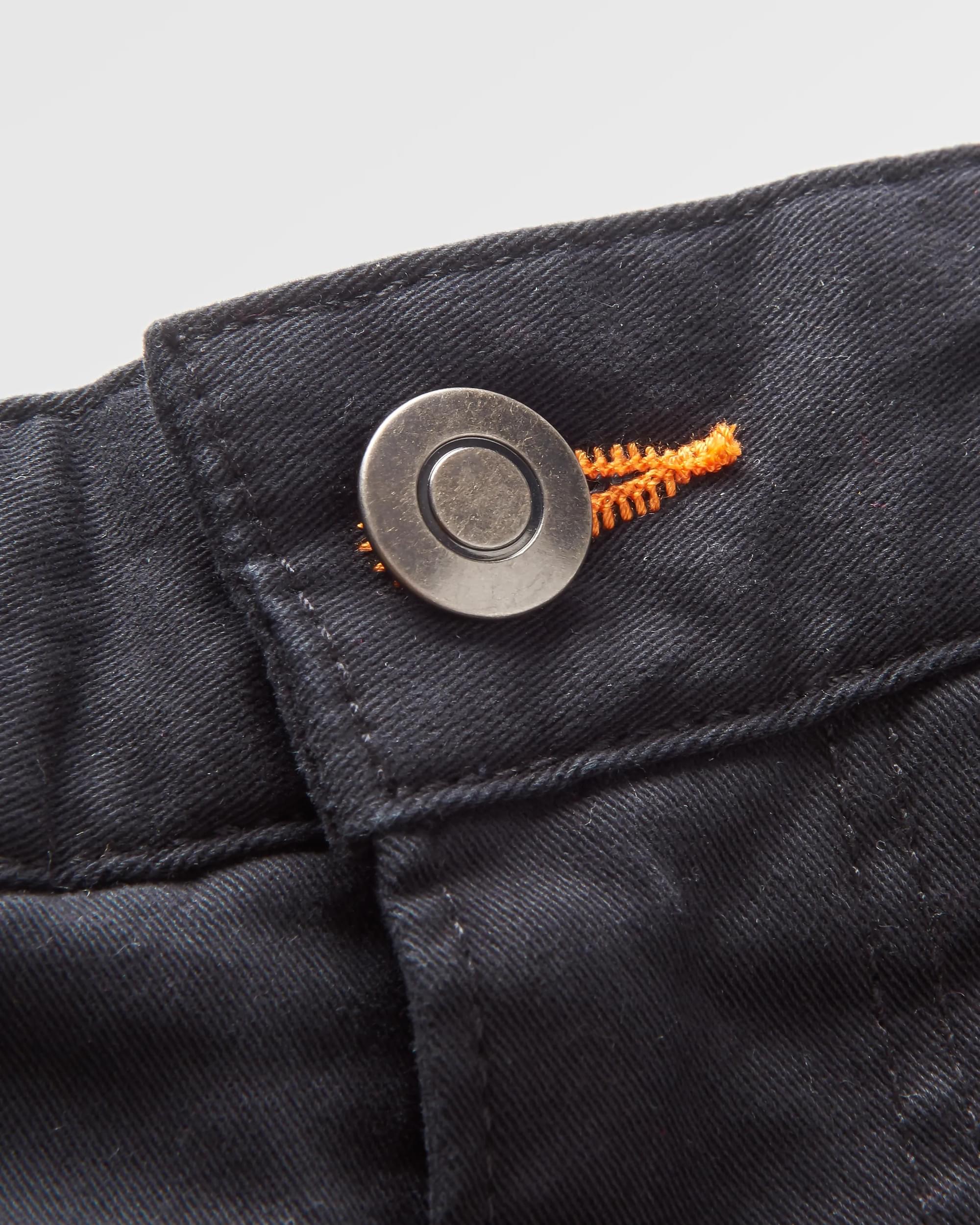 365 5 Pocket Trouser - Black - Flatlay