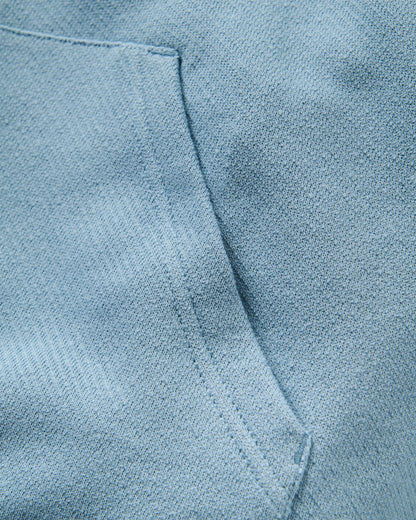 Sneak Hoodie - Faded Denim - Flatlay