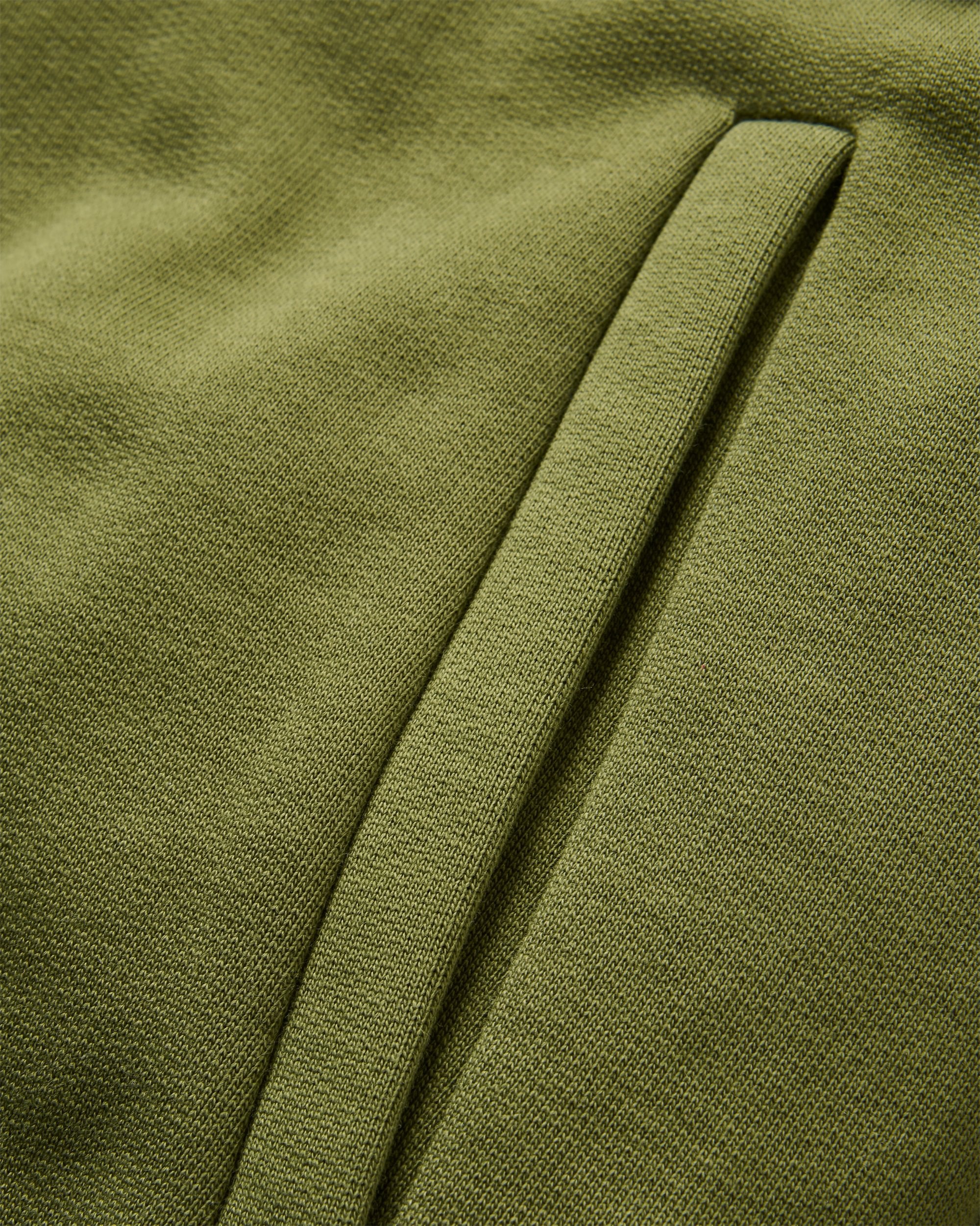 Wildedge Recycled Cotton Sweatshirt - Khaki - Flatlay