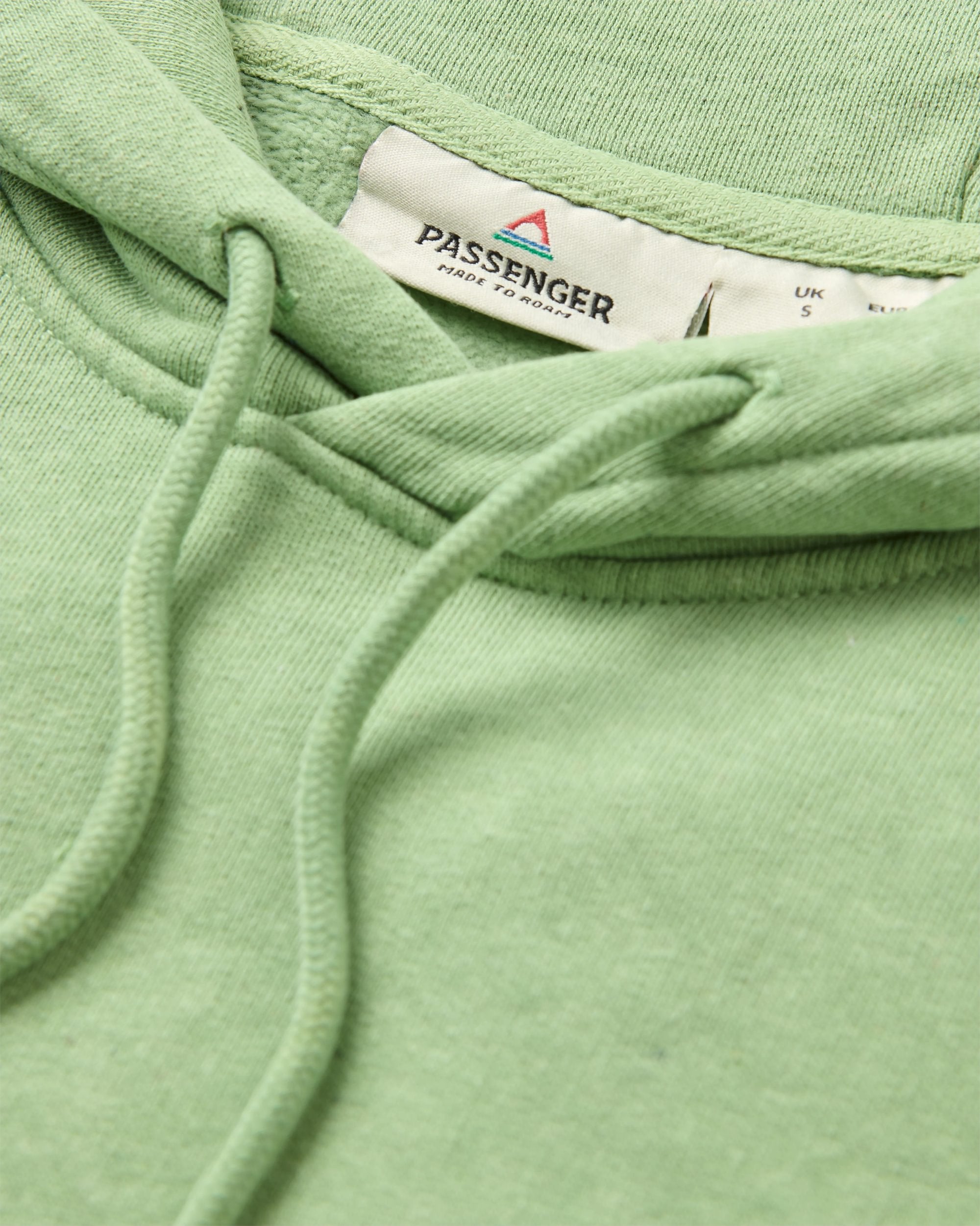 Dune Oversized Hoodie - Stem Green Marl - Flatlay