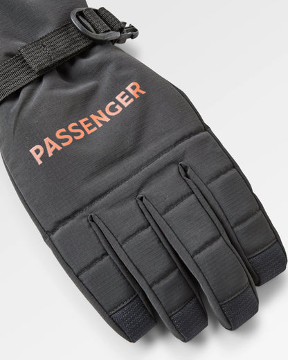 Snowscape Recycled Insulated Gloves - Black - Flatlay
