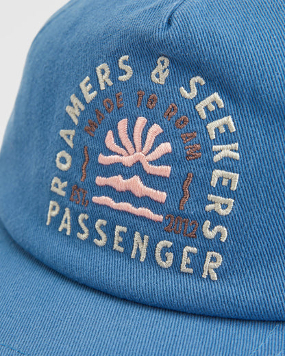 Seekers Recycled Cotton Low Profile Cap - Moonlight Blue