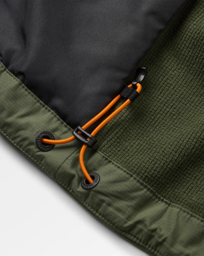 Daybreak Lightweight Thermore® Insulated Hoodless Jacket - Faded Black/Khaki - Flatlay
