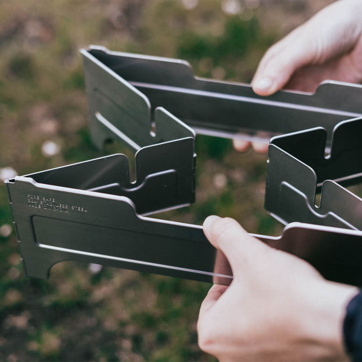 Wolf and Grizzly Fire Safe - Stainless Steel